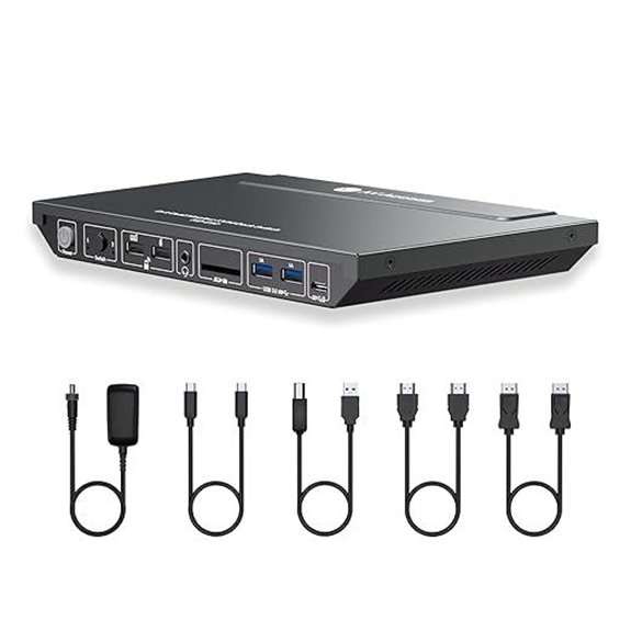 AV Access Dual Monitor KVM Switch Docking Station
