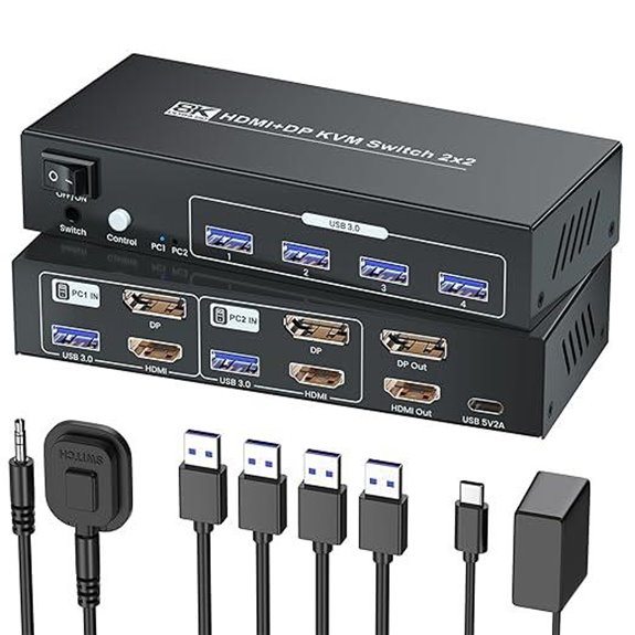 dual pc hdmi dp switch