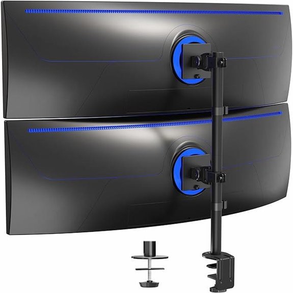 VIVO Dual Ultra-Wide Monitor Desk Mount (Up to 49)