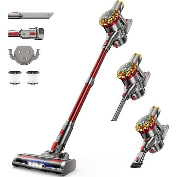 Cordless Vacuum Cleaner 8-in-1 65 Min Battery