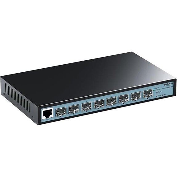 SODOLA 8-Port 10G SFP+ Managed Switch