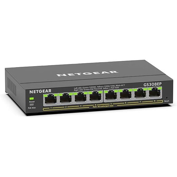NETGEAR 8-Port PoE Gigabit Ethernet Switch