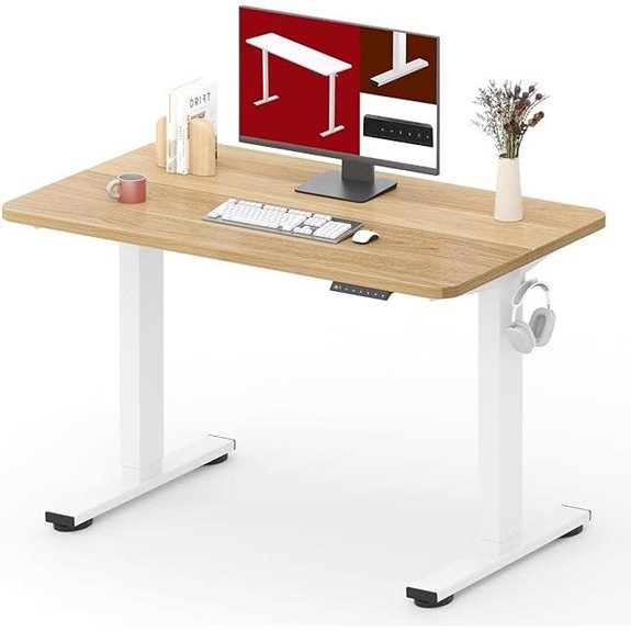 SANODESK Electric Sit-Stand Desk 40x24 Inches