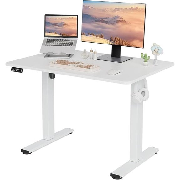 Electric Sit-Stand Desk with Adjustable Height