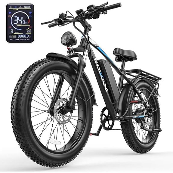 EDIKANI 26 Electric Bike with Removable Battery
