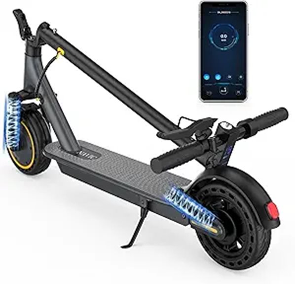 NAVIC Electric Scooter for Adults Dual Suspension APP Control