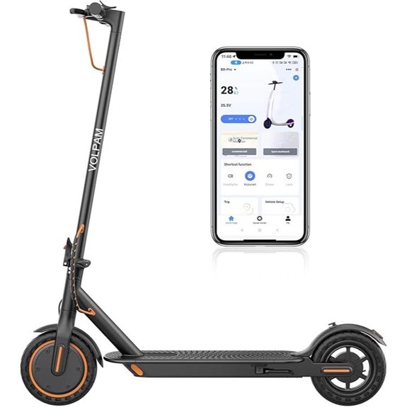 VOLPAM Electric Scooter 350W/500W 8.5/10 Tires