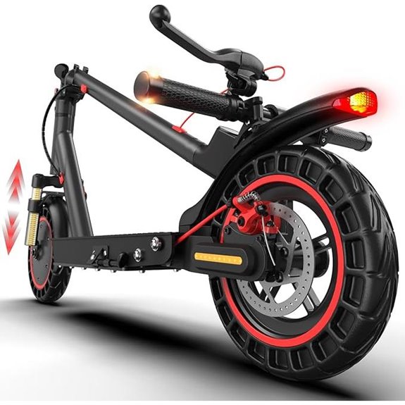 Electric Adult Electric Scooter with Lights and Suspension