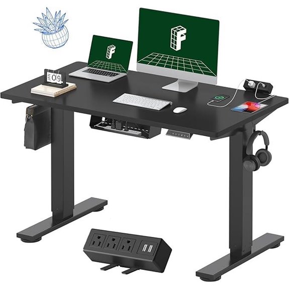 FLEXISPOT EN2 Electric Standing Desk with Clamp