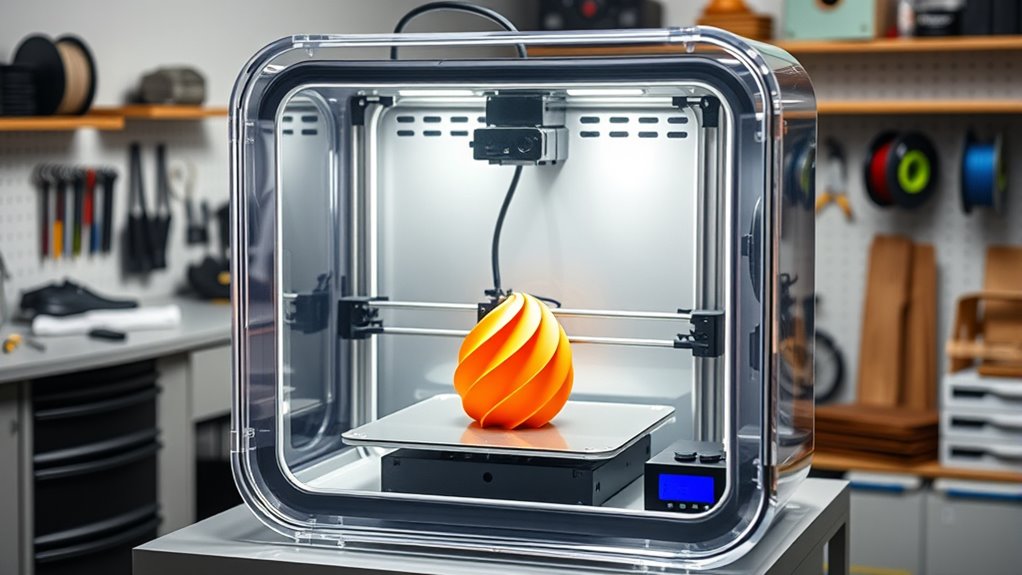 enclosure material environment control