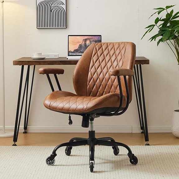 YFO Office Desk Chair with Lumbar Support