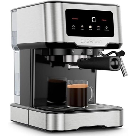 Chefman CraftBrew Espresso Machine with Steam Wand