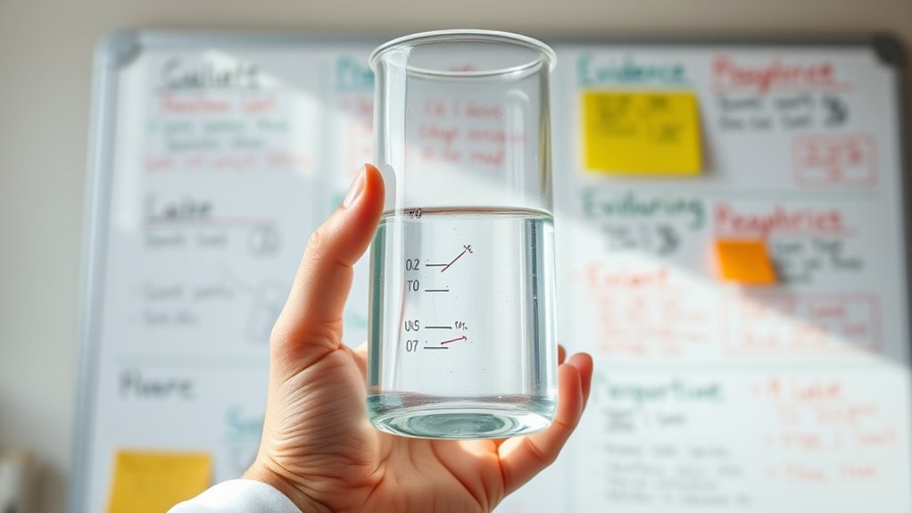 evaluate claims with evidence