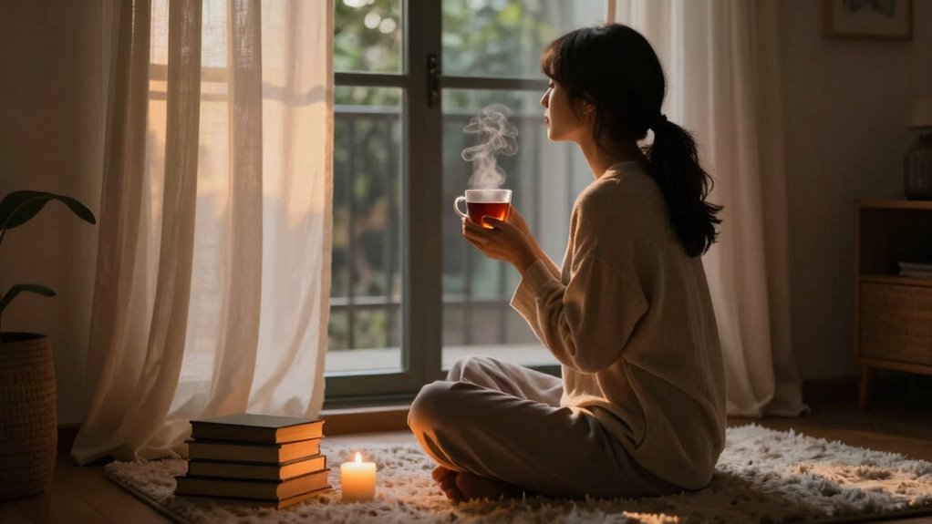 evening routine clears mind