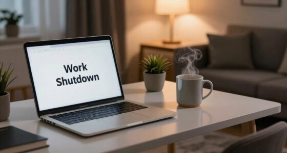 evening work shutdown script