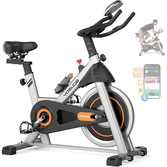 YOSUDA Exercise Bike with App & Tablet Holder
