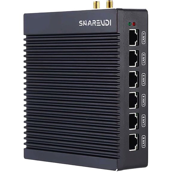 Fanless Micro Firewall Mini PC with 4-Core Intel N3700