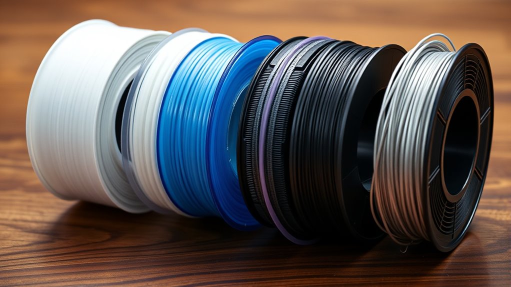 filament types and properties