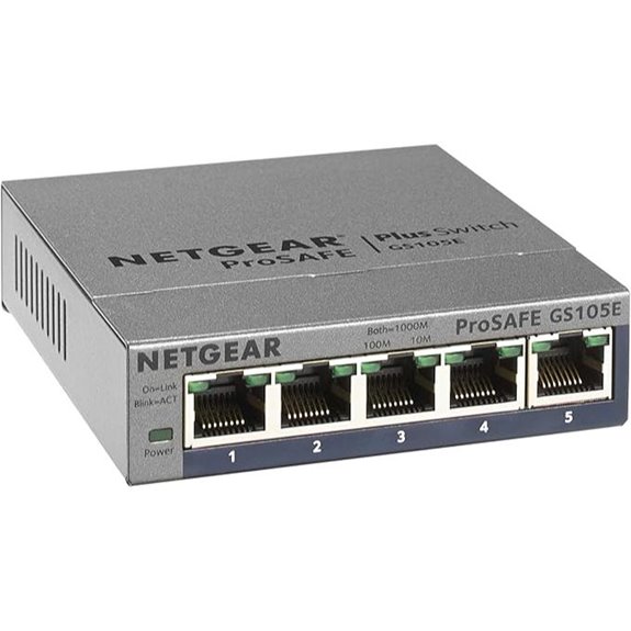 NETGEAR 5-Port Gigabit Managed Switch