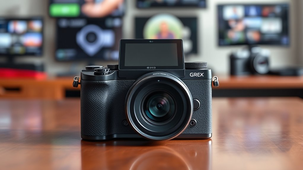 flexible flip screen features