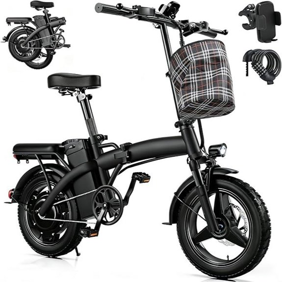 Electric Folding Electric Bike for Adults and Teens