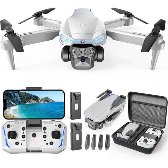 Foldable 1080P Camera Drone with 2 Batteries