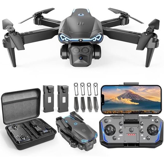 Foldable Drone with HD Camera and 3 Speed Modes