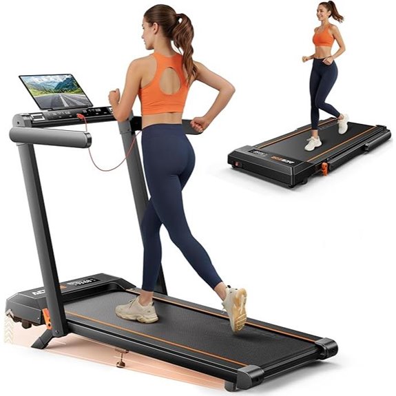 foldable treadmill with bluetooth
