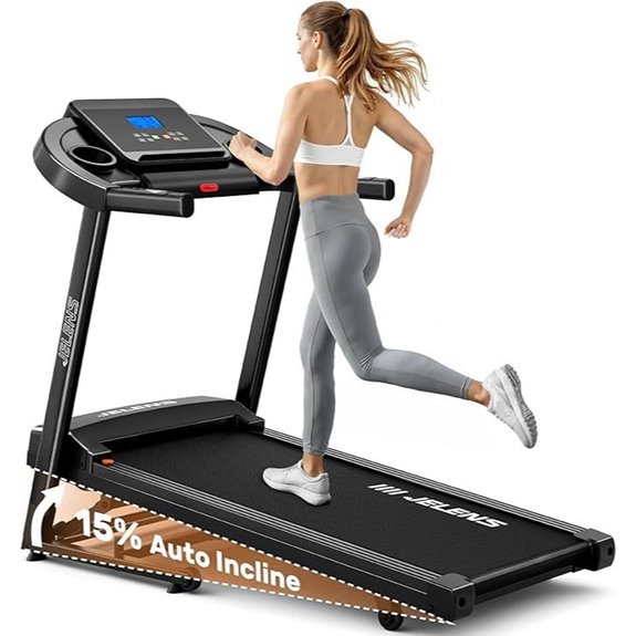 foldable treadmill with features