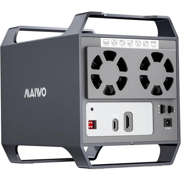 MAIWO 4-Bay SATA RAID Enclosure with Cooling Fan
