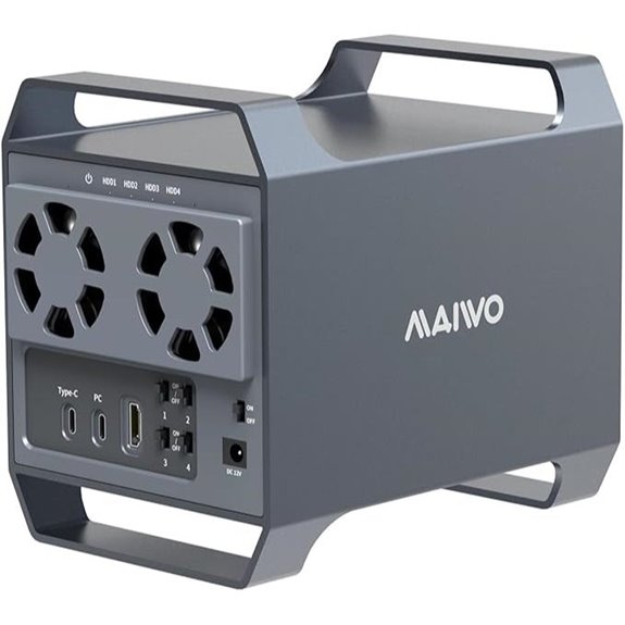 four bay usb c enclosure