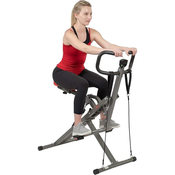 Sunny Health & Fitness Row-N-Ride PRO Full Body Machine
