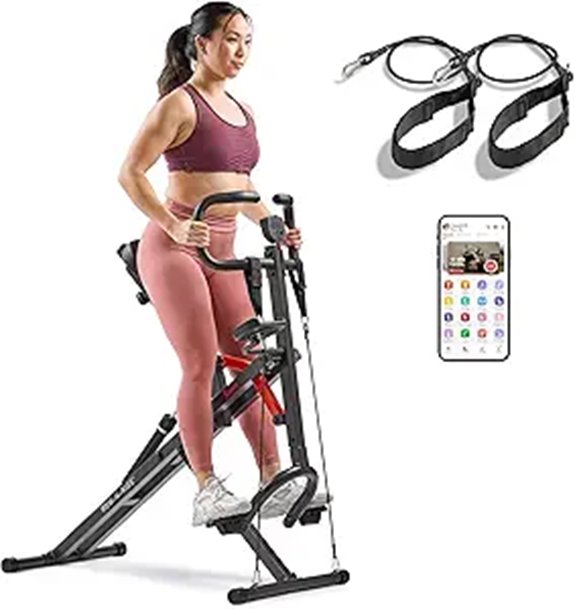 Sunny Health & Fitness Row-N-Ride PRO Full Body Workout Machine