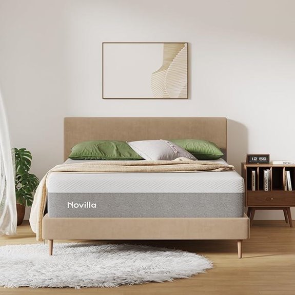 Novilla Queen Gel Memory Foam Mattress with Pressure Relief