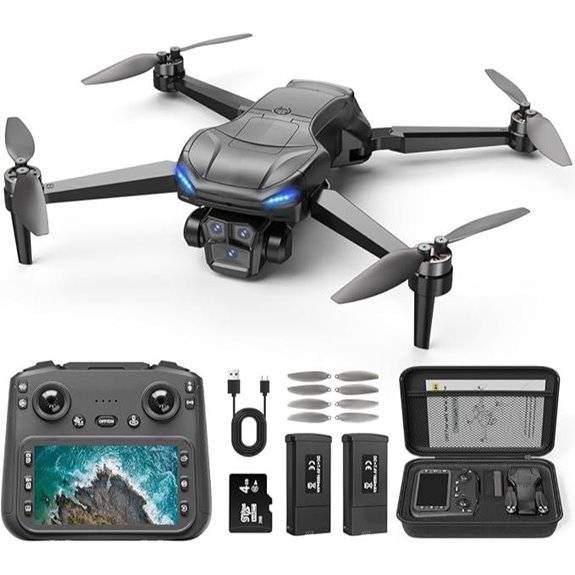 GPS Drone with 4K Camera 60-Min Flight 2 Batteries