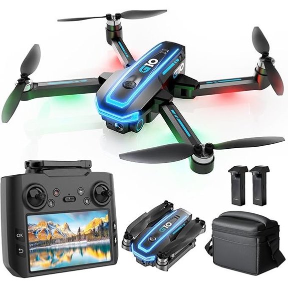 GPS Drone with 4K Camera Long Flight 2 Batteries