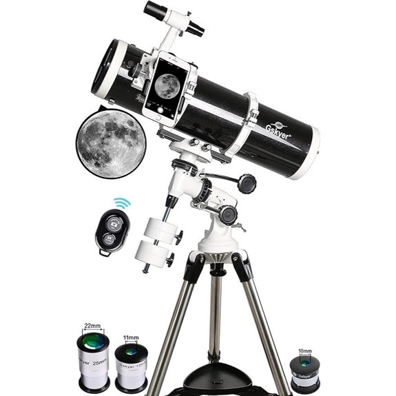 Gskyer 130EQ Reflector Telescope with German Tech