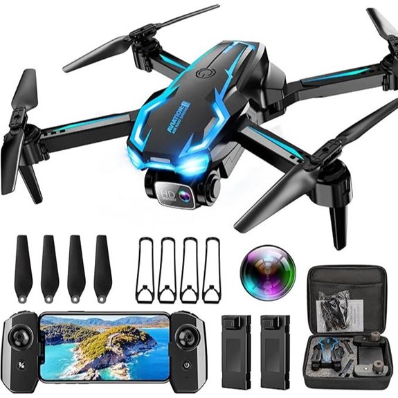 2K HD FPV Drone with Camera and 2 Batteries