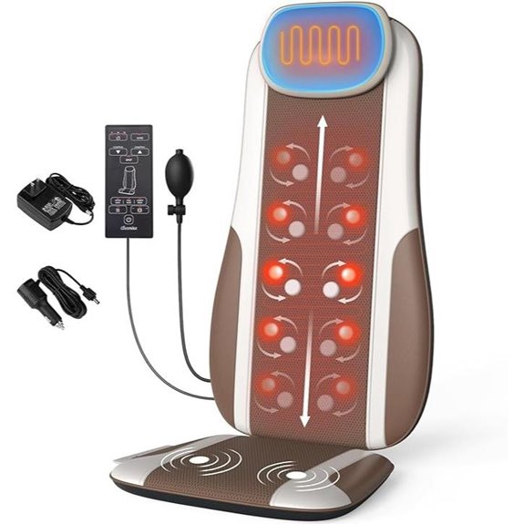 Shiatsu Back Massager with Heat and Vibration