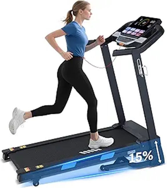 heavy duty bluetooth incline treadmill