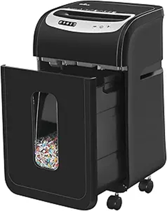 Heavy Duty Paper Shredder 18-Sheets Jam-Proof 30L Basket