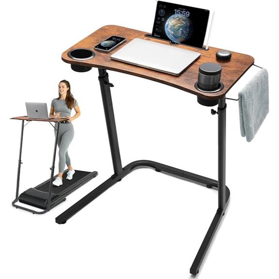 Adjustable Treadmill Desk for Home Office