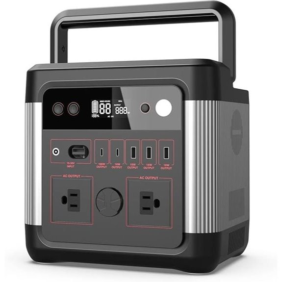 Portable Power Station 974.4Wh Solar Generator with USB-C