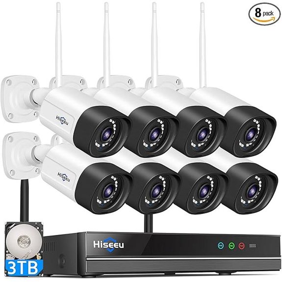 Hiseeu 5MP Wireless Security Camera System (16CH)