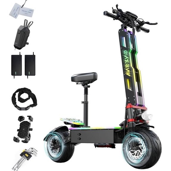 7000W Dual Motor Electric Scooter for Adults