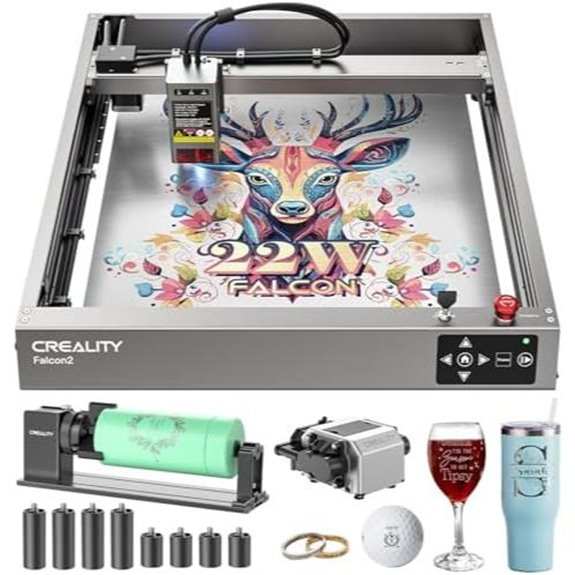 CREALITY FALCON2 22W Laser Engraver with Air Assist