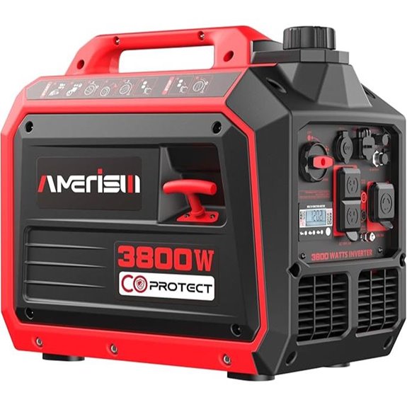 3800W Portable Gas Inverter Generator with CO Protect