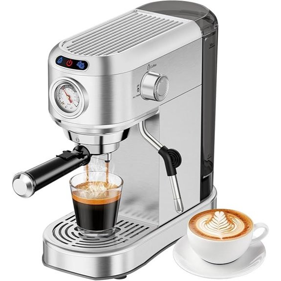 20 Bar Espresso Machine with Milk Frother