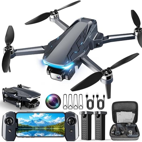GPS Drone with Camera 2K HD 5G Auto Return