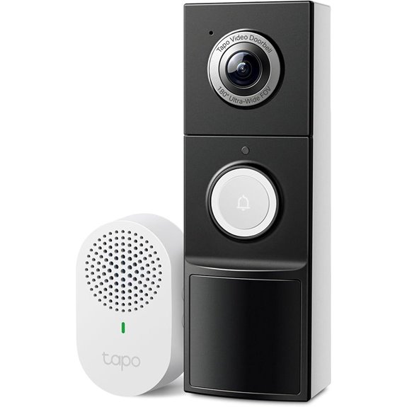 Tapo 2K Video Doorbell with Chime and AI Detection